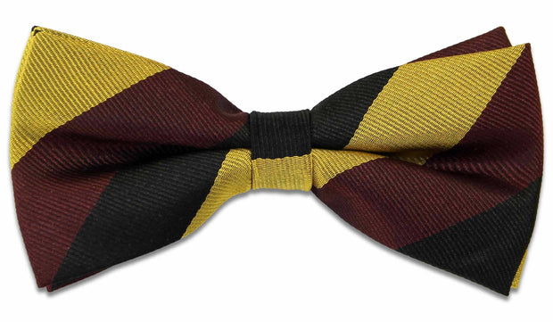 Prince of Wales's Own Regiment of Yorkshire Silk  Pretied Bow Tie Bowtie, Silk The Regimental Shop Yellow/Black/Maroon one size fits all 