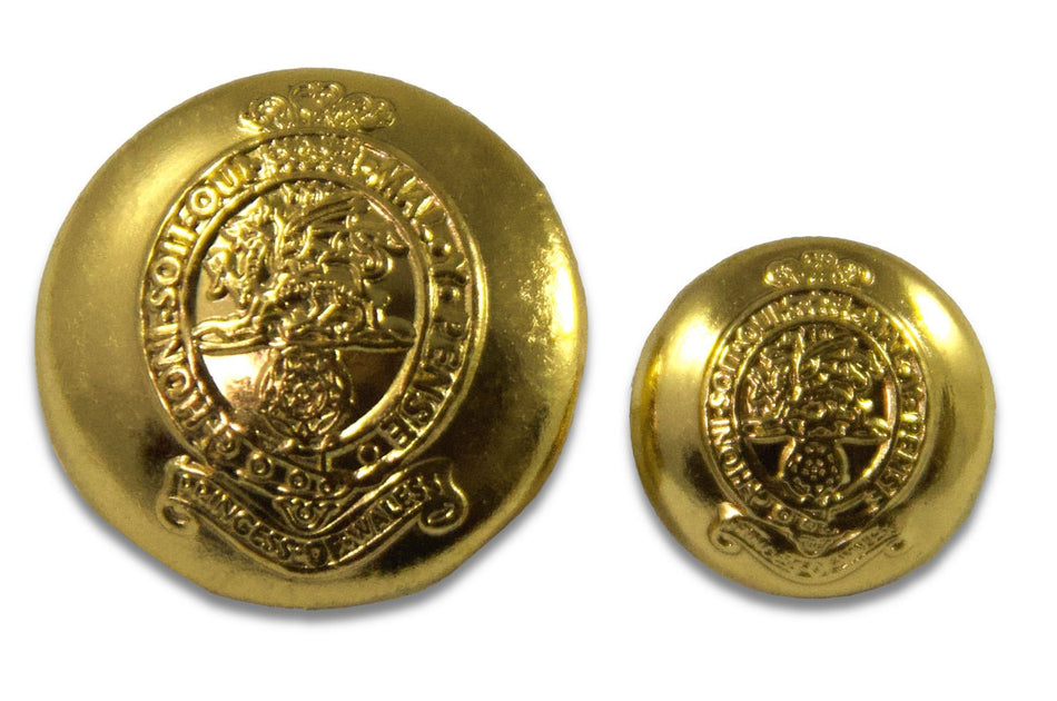 Princess of Wales's Royal Regiment (PWRR) Blazer Button – The ...