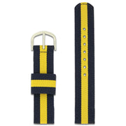 Princess of Wales's Royal Regiment Two Piece Watch Strap Two Piece Watch Strap The Regimental Shop Blue/Yellow one size fits all 