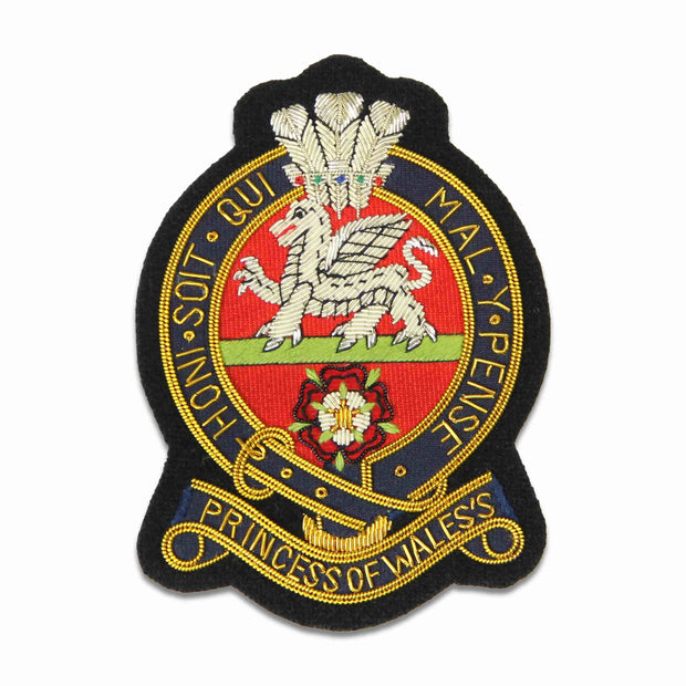 Princess of Wales's Royal Regiment Blazer Badge Blazer badge The Regimental Shop Black/Red/Gold/Blue One size fits all 