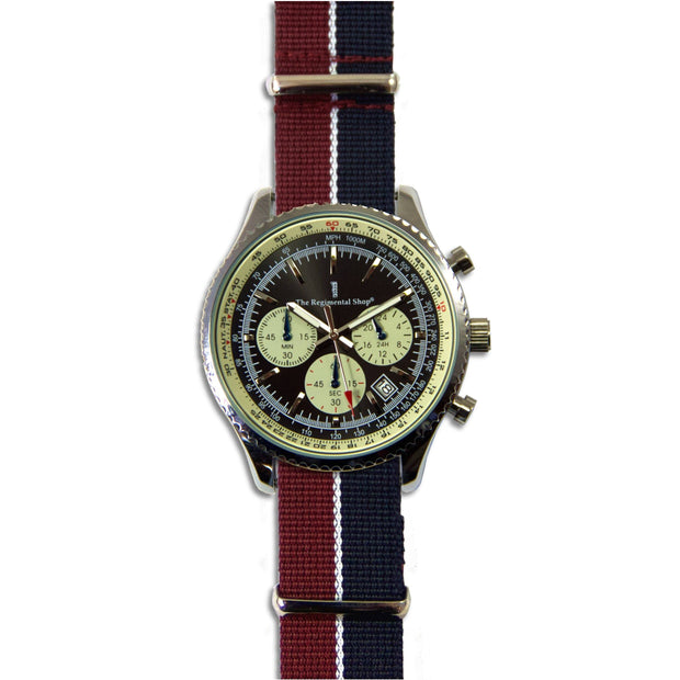 Queen's Dragoon Guards Military Chronograph Watch Chronograph The Regimental Shop   