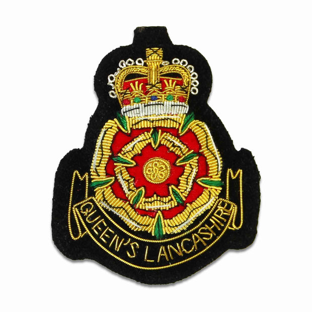 Queen's Lancashire Regiment (Queen's Crown) Blazer Badge Blazer badge The Regimental Shop Black/Gold/Red One size fits all 