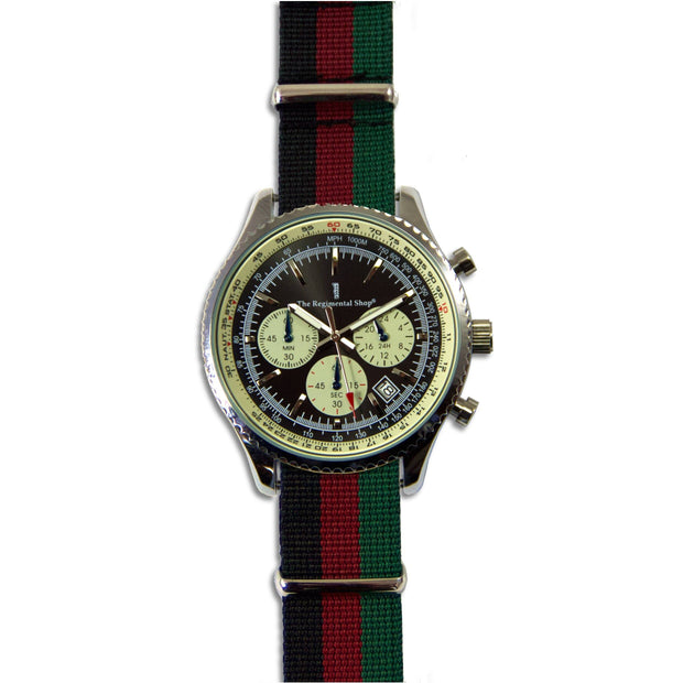 Queen's Lancashire Regiment Military Chronograph Watch Chronograph The Regimental Shop   