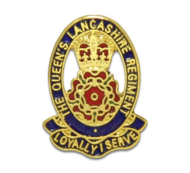 Queen's Lancashire Regiment Lapel Badge Lapel badge The Regimental Shop Gold/Blue/Red one size fits all 