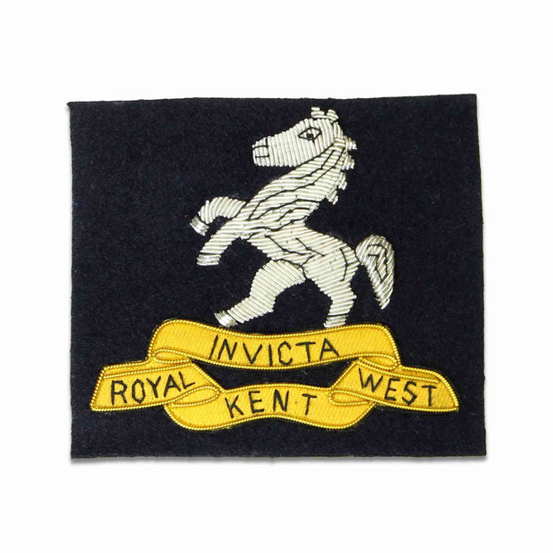 Queen's Own Royal West Kent Regiment Blazer Badge Blazer badge The Regimental Shop Black/Yellow/Silver One size fits all 