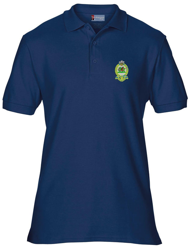Queen's Regiment Polo Shirt Clothing - Polo Shirt The Regimental Shop 48" (2XL) Navy 