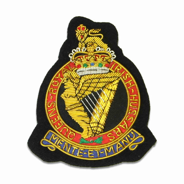 Queen's Royal Irish Hussars Blazer Badge Blazer badge The Regimental Shop Black/Gold/Red/Blue One size fits all 