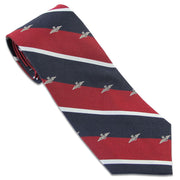Royal Air Force (RAF) Pilot's Tie (Silk) Tie, Silk, Woven The Regimental Shop Maroon/Blue/Silver one size fits all 