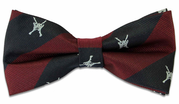 RAF Regiment Crest Polyester (Pretied) Bow Tie Bowtie, Polyester The Regimental Shop Maroon/Blue one size fits all 