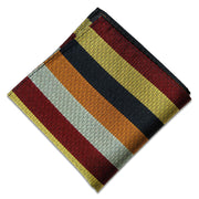 RAF Regiment Silk Non Crease Pocket Square Pocket Square The Regimental Shop Blue/Maroon/Orange/Yellow one size fits all 