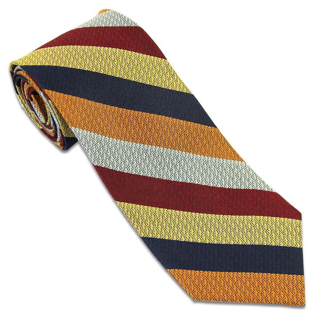 RAF Regiment Tie (Silk Non Crease) Tie, Silk Non Crease The Regimental Shop Blue/Orange/Yellow/Red one size fits all 