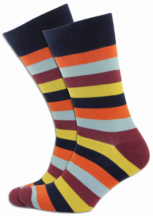 RAF Regiment Socks Socks The Regimental Shop Blue/Orange/Maroon/Yellow One size fits all 