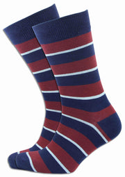 Royal Air Force (RAF) Socks Socks The Regimental Shop Blue/Maroon One size fits all 