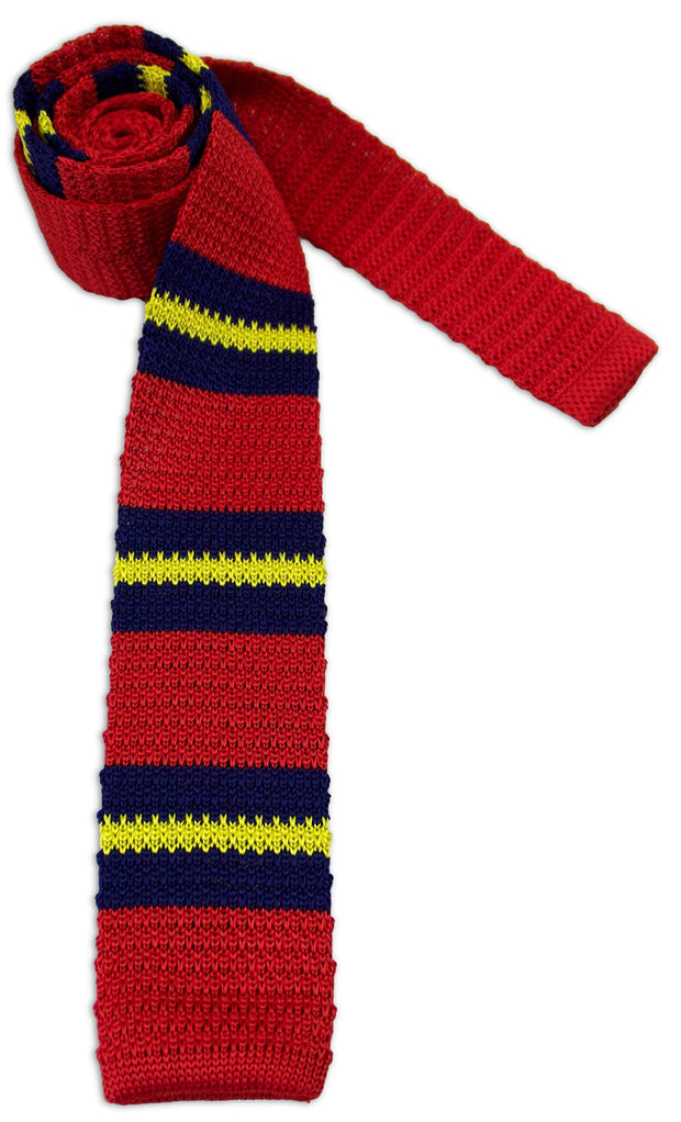 Royal Artillery 'Stable Belt' Knitted Silk Tie Knitted Silk Tie The Regimental Shop   