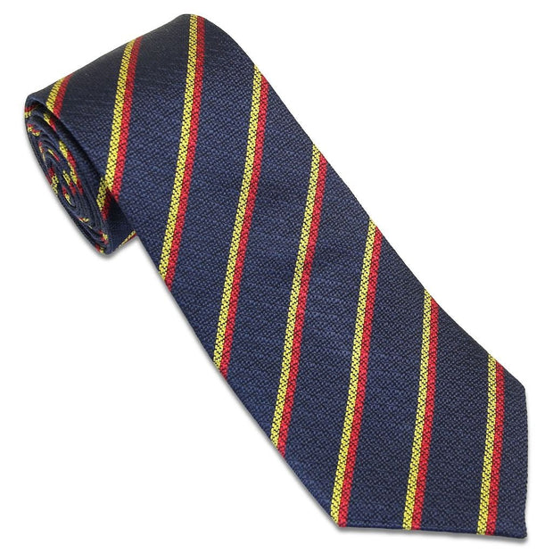 REME Tie (Silk Non Crease) Tie, Silk Non Crease The Regimental Shop Blue/Red/Yellow one size fits all 
