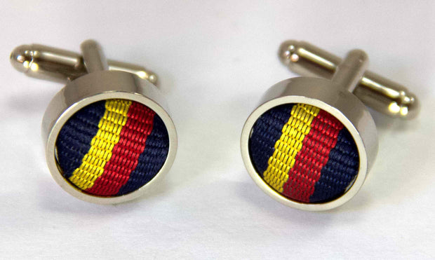 REME Striped Cufflinks Cufflinks, T-bar The Regimental Shop   