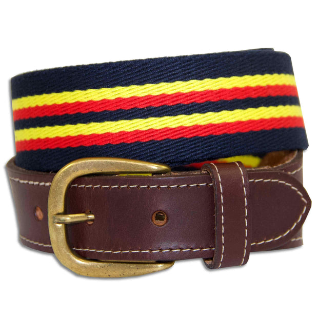 REME Webbing Belt Webbing Belt The Regimental Shop S (30-32") Blue/Red/Yellow 