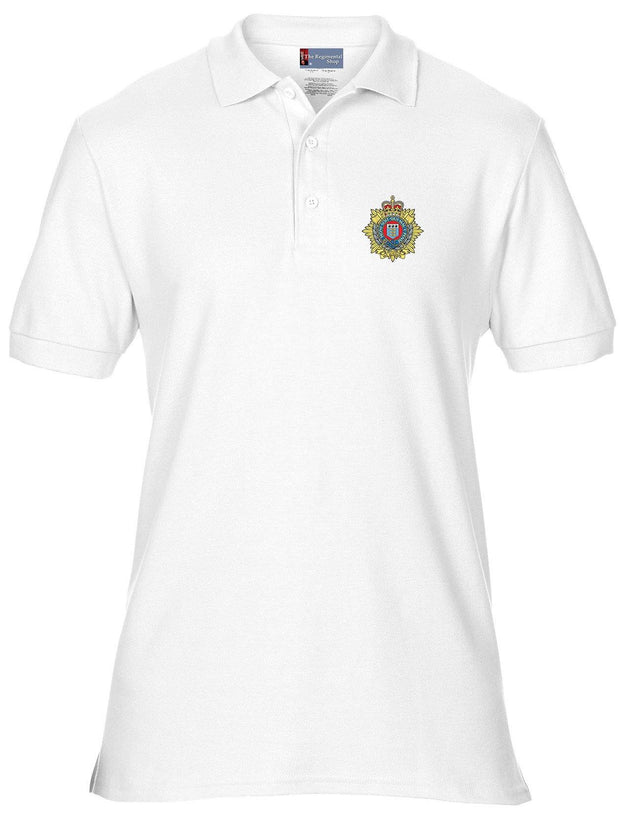 Royal Logistic Corps (RLC) Polo Shirt Clothing - Polo Shirt The Regimental Shop 36" (S) White 