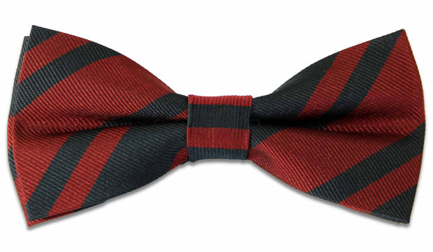 Royal Engineers Silk (Pretied) Bow Tie Bowtie, Silk The Regimental Shop Maroon/Blue one size fits all 
