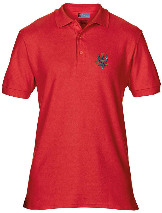 King's Royal Hussars (KRH) Regimental Polo Shirt Clothing - Polo Shirt The Regimental Shop 36" (S) Red
