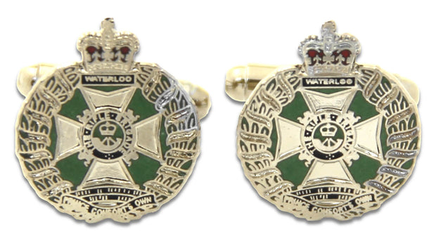 Rifle Brigade Cufflinks Cufflinks, T-bar The Regimental Shop Silver/Green one size fits all 