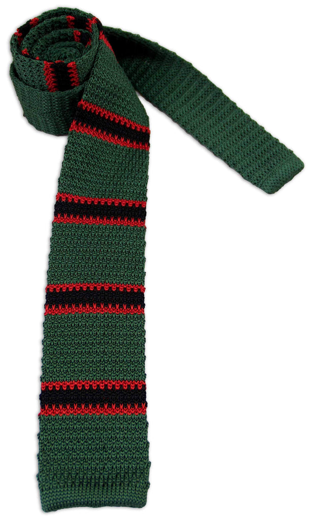 The Rifles Knitted Silk Tie - regimentalshop.com