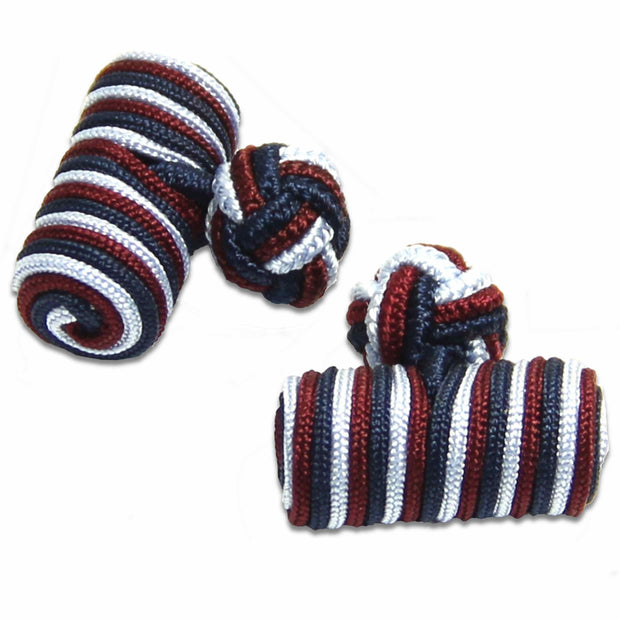 Royal Air Force (RAF) Barrel Cufflinks Cufflinks, Barrel The Regimental Shop Dark Blue/Sky Blue/Maroon one size fits all 
