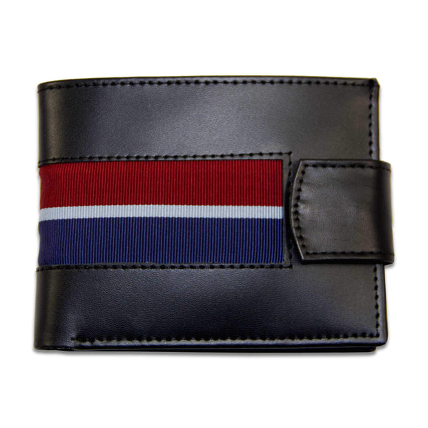 Royal Air Force (RAF) Leather Wallet Wallet The Regimental Shop Black/Maroon/Blue/Silver one size fits all 