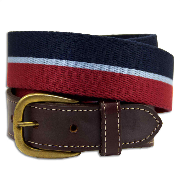 Royal Air Force Webbing Belt Webbing Belt The Regimental Shop S (30-32") Blue/Sky/Maroon 