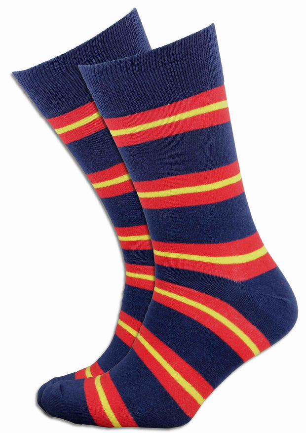 Royal Anglian Regiment Socks Socks The Regimental Shop blue/red/yellow One size fits all 