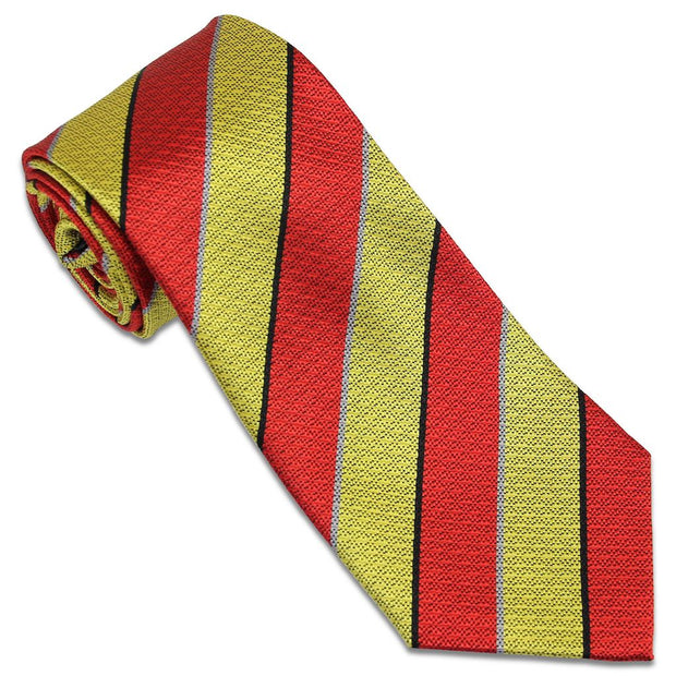 Royal Armoured Corps Tie (Silk Non Crease) Tie, Silk Non Crease The Regimental Shop Red/Yellow/Black/White one size fits all 
