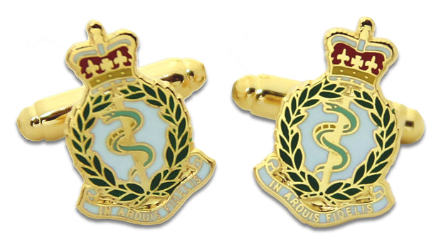 Royal Army Medical Corps (RAMC) Cufflinks Cufflinks, T-bar The Regimental Shop Gold/White/Green one size fits all 