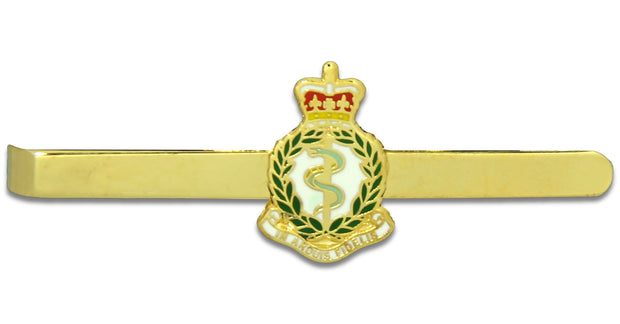 Royal Army Medical Corps (RAMC) Tie Clip/Slide Tie Clip, Metal The Regimental Shop Gold/Green/White one size fits all 