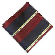 Royal Army Pay Corps Silk Pocket Square Pocket Square The Regimental Shop Maroon/Blue/Yellow/White one size fits all 