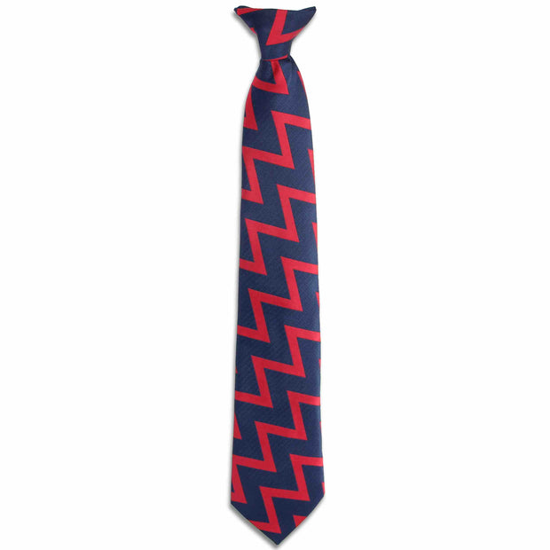 Royal Artillery Clip On Tie (Polyester) Tie, Polyester The Regimental Shop Blue/Red one size fits all 