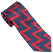 Royal Artillery Tie (Silk) Tie, Silk, Woven The Regimental Shop Blue/Red one size fits all 