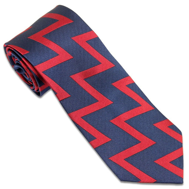 Royal Artillery Tie (Silk) Tie, Silk, Woven The Regimental Shop Blue/Red one size fits all 