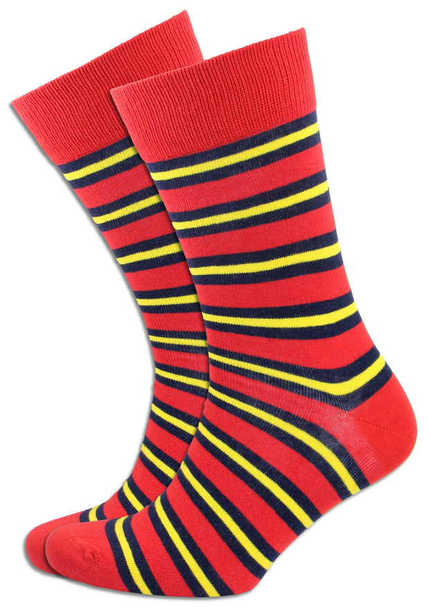 Royal Artillery Stable Belt Socks Socks The Regimental Shop Red/Dark Blue/Yellow One size fits all 