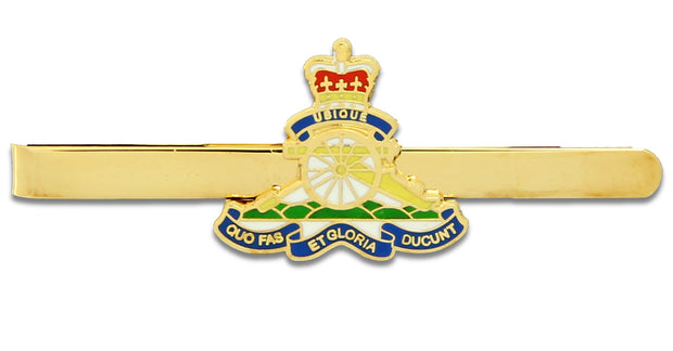 Royal Artillery Tie Clip/Slide Tie Clip, Metal The Regimental Shop Gold/Blue/Red one size fits all 