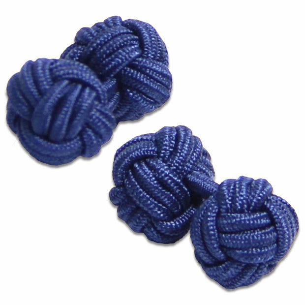 Royal Blue  Knot Cufflinks - regimentalshop.com