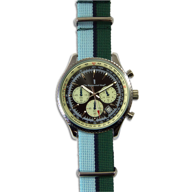 Royal Corps of Signals Military Chronograph Watch Chronograph The Regimental Shop   