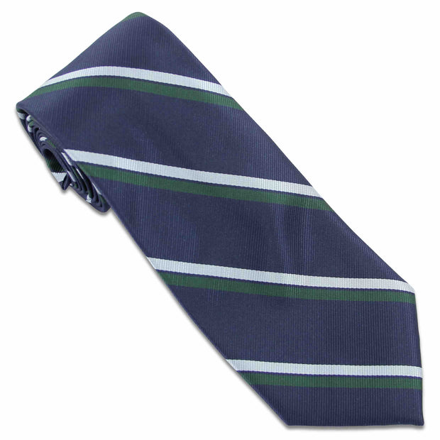 Royal Corps of Signals Tie (Polyester) Tie, Polyester The Regimental Shop Blue/Green/Silver one size fits all 