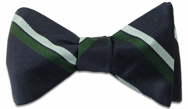 Royal Corps of Signals Silk (Self Tie) Bow Tie Bowtie, Silk The Regimental Shop Blue/Green/Silver one size fits all 