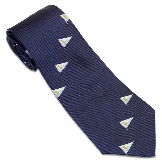 Royal Corps of Signals Yacht Club Tie (Silk) Tie, Silk, Woven The Regimental Shop Blue/White one size fits all 