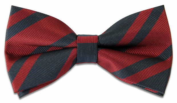 Royal Engineers Polyester (Pretied) Bow Tie Bowtie, Polyester The Regimental Shop Maroon/Blue one size fits all 