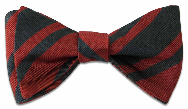 Royal Engineers Silk (Self Tie) Bow Tie Bowtie, Silk The Regimental Shop Maroon/Blue one size fits all 