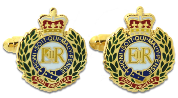 Royal Engineers Cufflinks Cufflinks, T-bar The Regimental Shop Gold/Green/Red one size fits all 