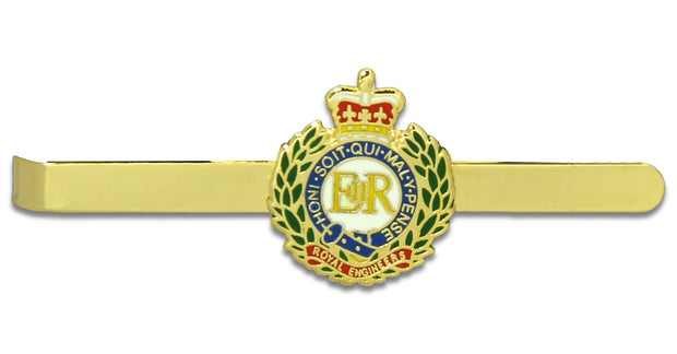 Royal Engineers Tie Clip/Slide Tie Clip, Metal The Regimental Shop Gold/Green/Red one size fits all 