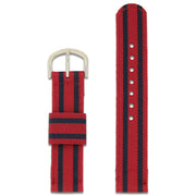 Royal Engineers Two Piece Watch Strap Two Piece Watch Strap The Regimental Shop Maroon/Blue one size fits all 