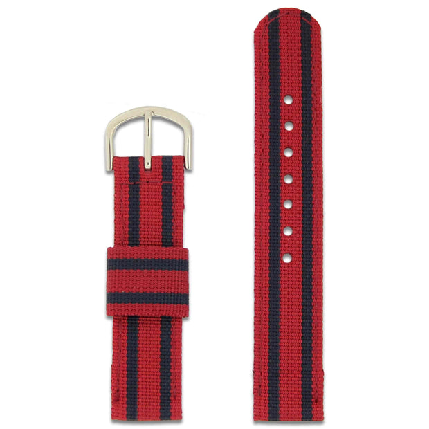 Royal Engineers Two Piece Watch Strap Two Piece Watch Strap The Regimental Shop Maroon/Blue one size fits all 